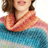 Sun + Moon Women's Slouchy Cowl Neck Sweater