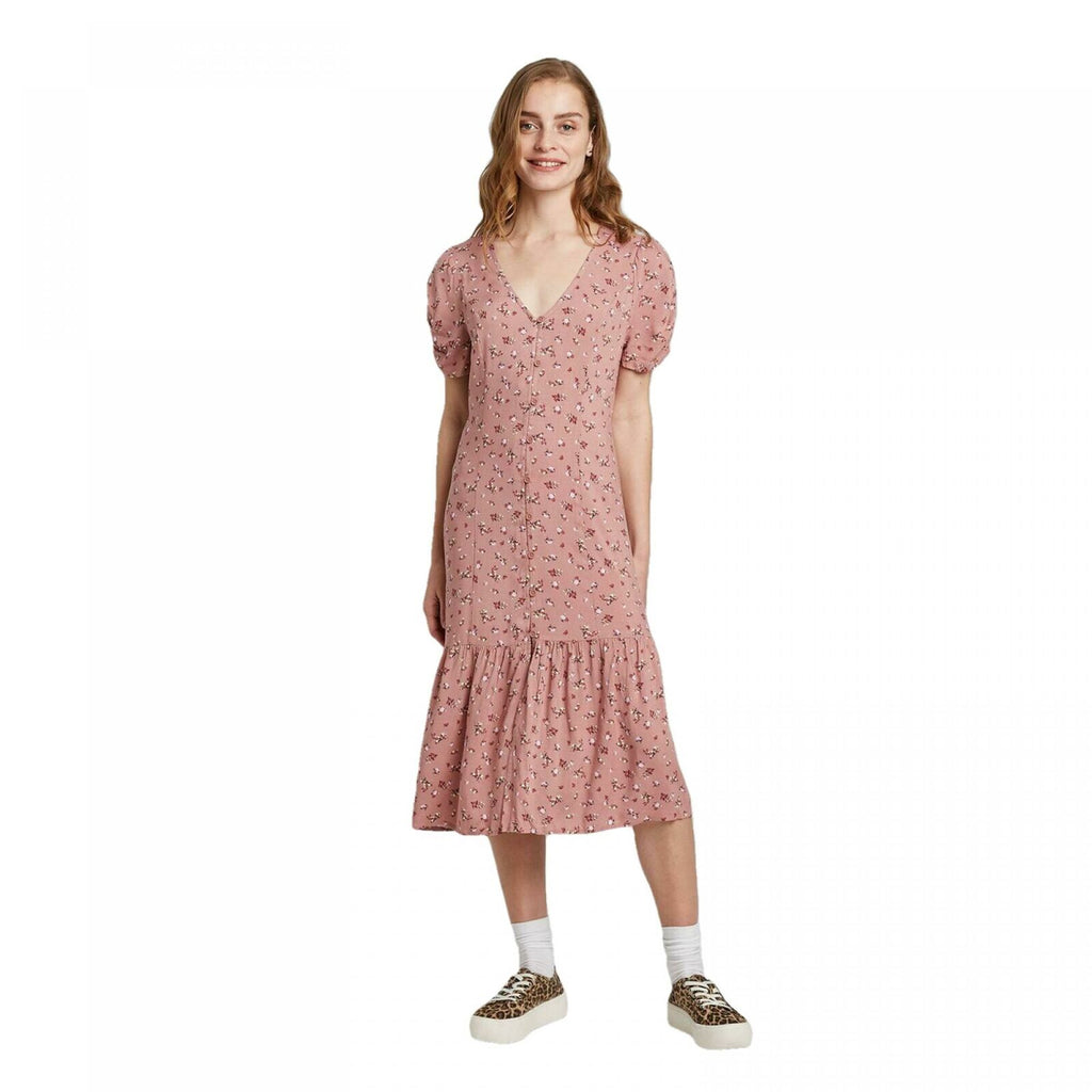 Wild Fable Women's Floral Print Short Sleeve V-Neck Button-Down Midi D –  Biggybargains