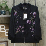 DG2 by Diane Gilman Women's Embroidered Trophy Bomber Jacket