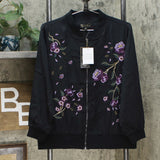 DG2 by Diane Gilman Women's Embroidered Trophy Bomber Jacket