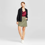 A New Day Women's Casual A Line Skirt Olive 16