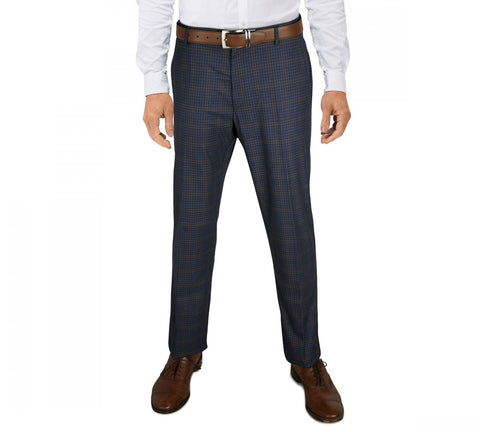 Tommy Hilfiger Men's Modern-Fit TH Flex Stretch Check Dress Pants