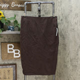 Prologue Women's Ponte Knit Midi Pencil Skirt
