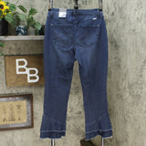 INC International Concepts Double-Ruffle Hem Curvy Ankle Jeans