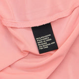 DG2 by Diane Gilman Women's Liquid Jersey Knit Ruffle Top Pink Small