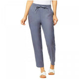 NWT 32 Degrees Cool Women's Stretch Linen Blend Ankle Pants. 1387154 S