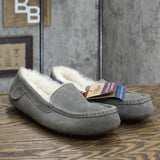dluxe by dearfoams  Women's Fernie Genuine Shearling Moccasin Slippers