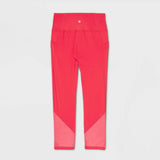 All In Motion Women's High Waisted Sculpted Linear Laser Cut Capri Leggings