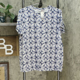 Isaac Mizrahi Live! Women's Tie-Dye Printed T-Shirt