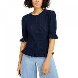 INC International Concepts Women's Popcorn Stitch Pullover Sweater