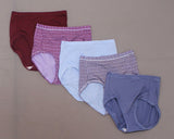 Hanes Women's 5 Pairs Cool & Comfortable Microfiber Briefs Panties