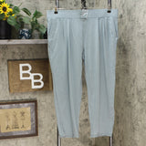 AnyBody Women's Petite Pleated Cozy Knit Pants