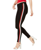 HUE Women's Racer Stripe Original Denim Leggings