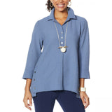 MarlaWynne Women's Running Stitch Butterfly Shirt