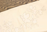 DG2 by Diane Gilman Women's Embroidered Applique Wide Leg Jeans Cream 6