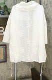 MarlaWynne WynneLayers Women's Plus Size Embroidered Cotton Voile Topper