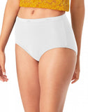 Hanes Women's Core Cotton 5-Pack Briefs Underwear 6 (Medium)