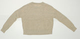 Mossimo Women's Textured Pullover Cable Knit Sweater Oatmeal Medium