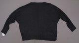 Style & Co. Women's Tie-Hem Sweater Black Heather XL