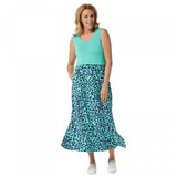 Cuddl Duds Women's Petite Flexwear Sleeveless Knit Maxi Dress