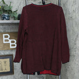 Susan Graver Plus Size Jacquard Cardigan Sweater With Pockets