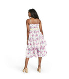 LoveShackFancy for TRGT Women's Elise Smocked Tiered Dress