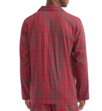 Polo Ralph Lauren Mens Flannel Grid Pattern Long Sleeve Pajama Shirt Top