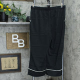 AnyBody Women's Piped Satin Pajama Pants