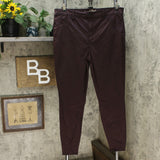 Universal Thread Womens Plus Size High Rise Jeggings Burgundy 16W