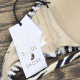 Shade & Shore Women's Light Lift Twist-Front Bralette Bikini Top