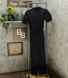 Who What Wear Women's Puff Short Sleeve Collared Jumpsuit