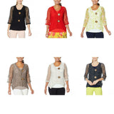 Nina Leonard Women's Coconut Button Bolero Sweater With Tank Top