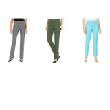 JM Collection Women's Studded Pull On Tummy Control Pants