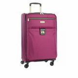 Samantha Brown NWT 26 Inch Lightweight Expandable Spinner Suitcase Purple