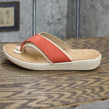 b.o.c. Women's Aimee Comfort Sandal Coral Red 8