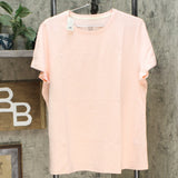 NWT Isaac Mizrahi Live! Essentials Pima Cotton Crew Neck Swing Tee. A378936 XS M