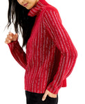 INC International Concepts Women's Rhinestone Turtleneck Sweater