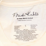 Frida Kahlo Women's Short Sleeve Graphic T-Shirt (Juniors') Cream Ivory L