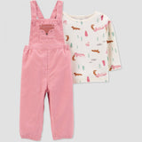 Just One You Made By Carter's Baby Girls' Fox Top & Bottom Set