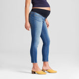 Isabel Maternity by Ingrid & Isabel Crossover Panel Skinny Crop Jeans