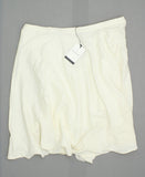 Who What Wear Women's Plus Size Zip Linen Blend Swing Skirt Cream 24W