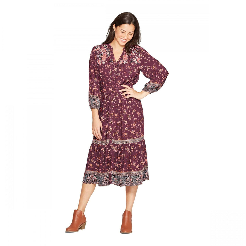 bec and bridge dress Conni Asym Midi Dress Arctic Blue/Dark Choc Midi Dresses