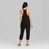 Wild Fable Women's Stretch Sleeveless V Neck Jumpsuit Black XS