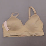 Nearly Nude Women's Seamless Comfortable Lounge Bra Nude Large