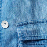 Side Stitch Women's Button-Front Textured Shirt Jacket