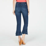 INC International Concepts Double-Ruffle Hem Curvy Ankle Jeans
