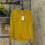 A New Day Women's Crewneck Lightweight French Terry Raglan Sweatshirt