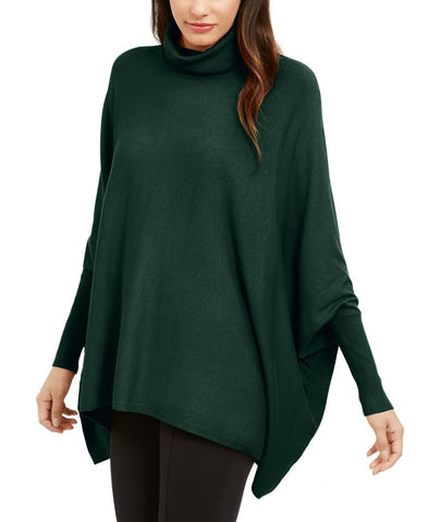 Alfani Petite Turtleneck Poncho Sweater