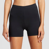 Xhilaration Women's Cotton Bike Shorts PTL-4337 Black XL