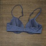 Auden Women's Everyday Cotton Demi Lightly Lined T-Shirt Bra Navy Blue 36A